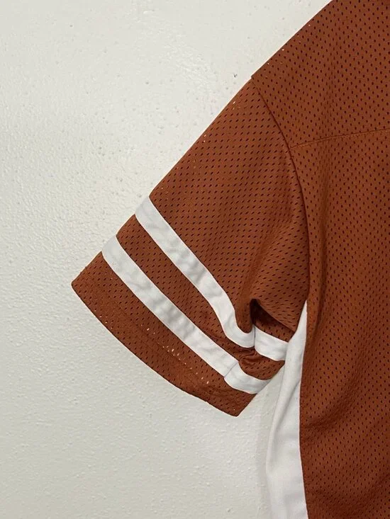 Established And Co Women’s Orange Texas Longhorns Ewers Cropped Top Size Large - Picture 3 of 9